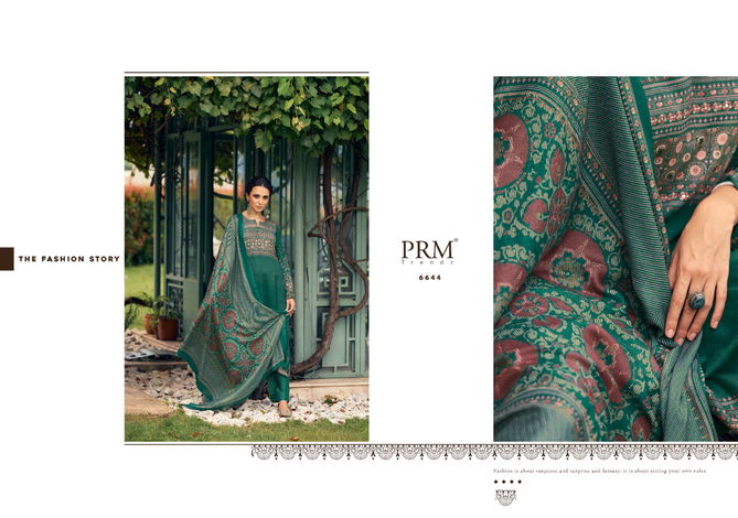 Suraali By Prm Digital Printed Pashmina Dress Material Suppliers In Mumbai